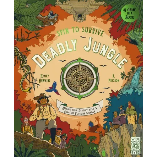 Spin to Survive: Deadly Jungle: Decide Your Destiny with a Pop-Out Fortune Spinner - Hardcover