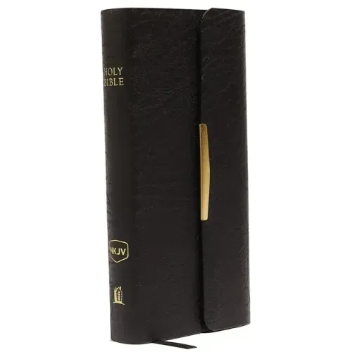 Classic Companion Bible-NKJV-Snap Flap - Bonded Leather