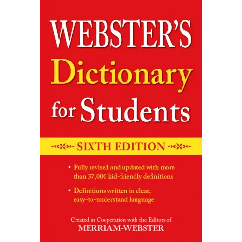 Webster's Dictionary for Students, Sixth Edition - Paperback