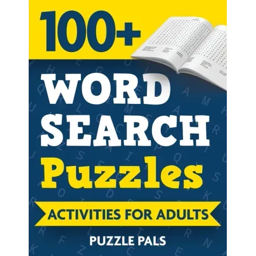 100+ Word Search Puzzles: Activities For Adults - Paperback