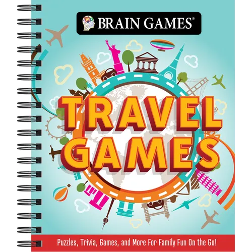 Brain Games - Travel Games: Puzzles, Trivia, Games, and More for Family Fun on the Go!