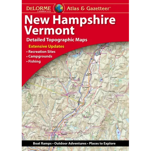 Delorme Atlas & Gazetteer: New Hampshire, Vermont - Paperback