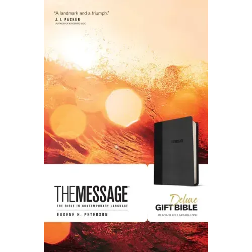 The Message Deluxe Gift Bible: The Bible in Contemporary Language - Imitation Leather