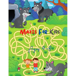 Mazes for kids ages 4-8: Easy activity mazes book - Paperback