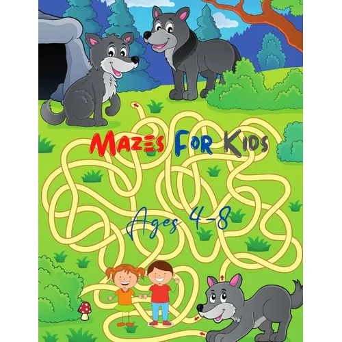 Mazes for kids ages 4-8: Easy activity mazes book - Paperback