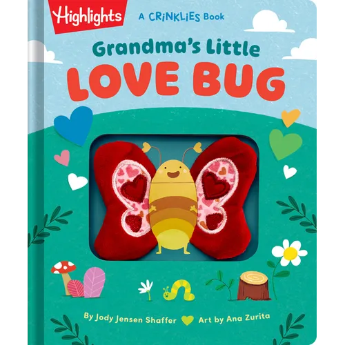 Grandma's Little Love Bug: Touch-And-Feel Baby Crinkle Book Filled with Rhymes and Snuggle Moments, Keepsake Gift and Read-Aloud Fun for New Grandmas, - Board Book