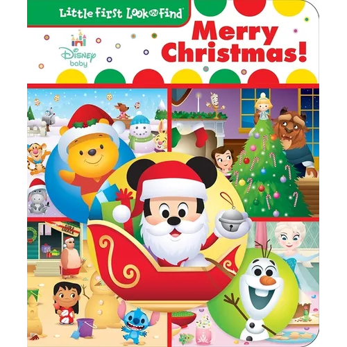 Disney Baby: Merry Christmas! Little First Look and Find - Board Book
