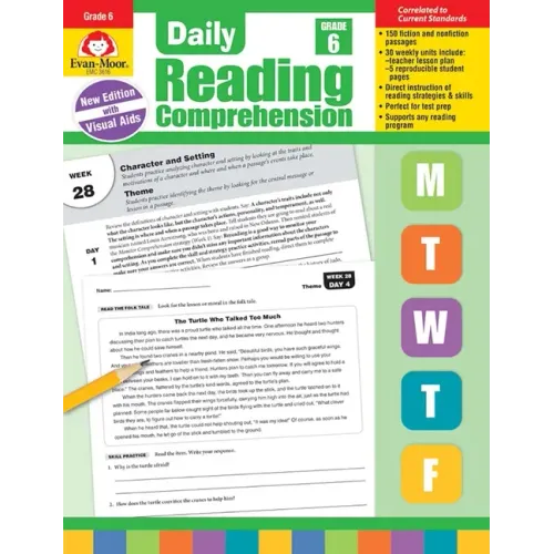 Daily Reading Comprehension, Grade 6 Teacher Edition - Paperback