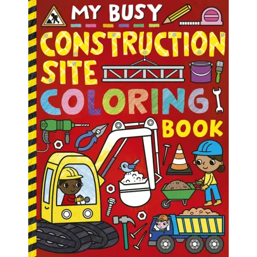 My Busy Construction Coloring Book - Paperback
