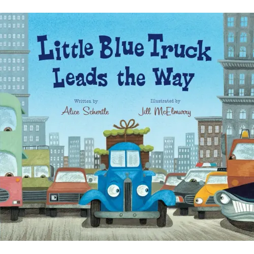 Little Blue Truck Leads the Way Padded Board Book - Board Book