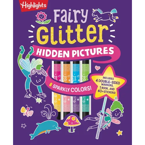 Fairy Glitter Hidden Pictures - Hardcover