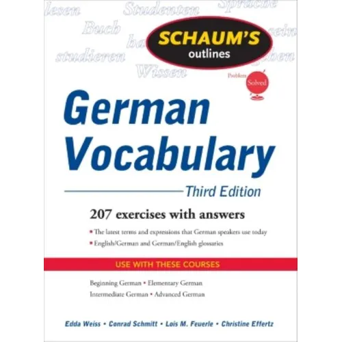 Schaum's Outline of German Vocabulary, 3ed - Paperback
