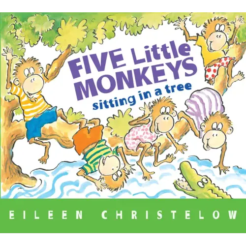 Five Little Monkeys Sitting in a Tree Board Book - Board Book