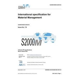 S2000M, International specification for Material Management, Issue 7.0: S-Series 2021 Block Release - Hardcover