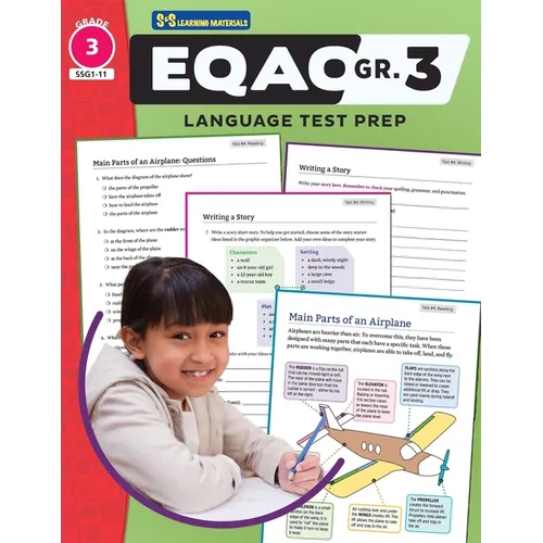 Ontario Grade 3 Language Test Prep Guide (EQAO) - Paperback