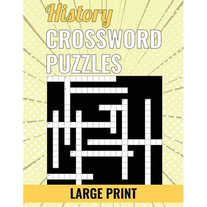 History Crossword Puzzles - Large Print - Paperback