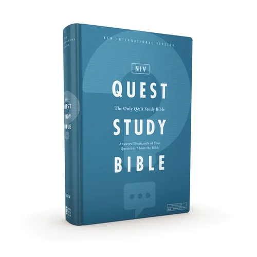 Niv, Quest Study Bible, Hardcover, Comfort Print: The Only Q and A Study Bible - Hardcover