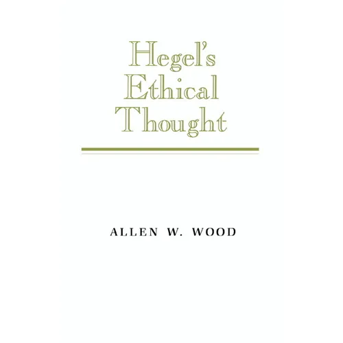 Hegel's Ethical Thought - Paperback