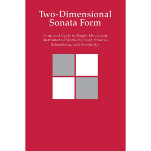 Two-Dimensional Sonata Form: Form and Cycle in Single-Movement Instrumental Works by Liszt, Strauss, Schoenberg and Zemlinsky - Paperback