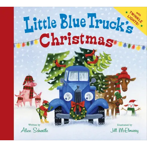 Little Blue Truck's Christmas: A Christmas Holiday Book for Kids - Board Book