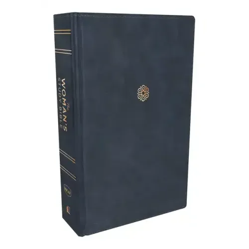The Nkjv, Woman's Study Bible, Leathersoft, Blue, Full-Color: Receiving God's Truth for Balance, Hope, and Transformation - Imitation Leather