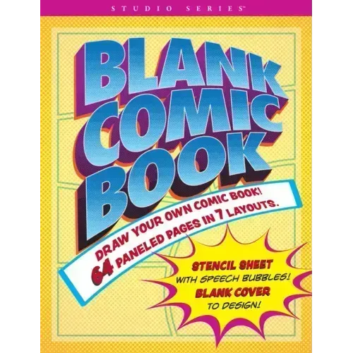 Blank Comic Book (Stencil Included) - Novelty