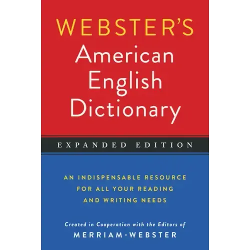 Webster's American English Dictionary, Expanded Edition - Paperback
