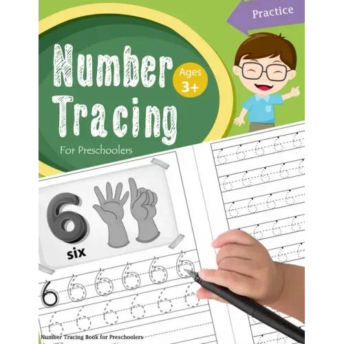 Number Tracing Book for Preschoolers: Number tracing books for kids ages 3-5, Number tracing workbook, Number Writing Practice Book, Number Tracing Bo - Paperback