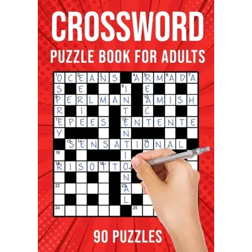 Crossword Puzzle Books for Adults: Quick Cross Word Puzzles Activity Book 90 Puzzles (US Version) - Paperback