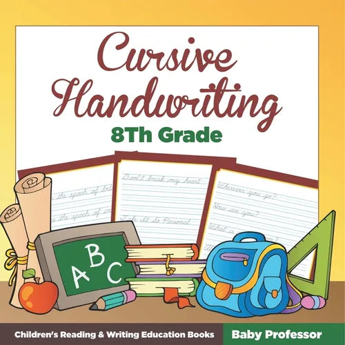 Cursive Handwriting 8th Grade - Paperback