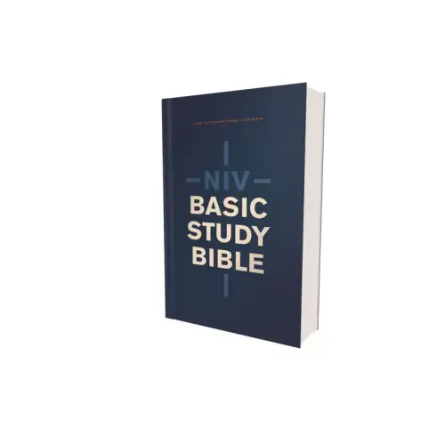 Niv, Basic Study Bible, Economy Edition, Paperback, Blue, Red Letter - Paperback
