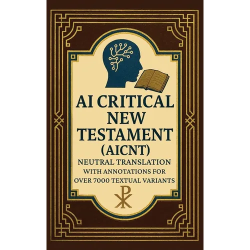 AI Critical New Testament (AICNT): Neutral Translation with Annotations for over 7000 Textual Variants - Hardcover