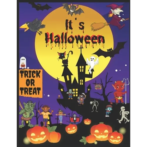 It's Halloween: I Spy Spooky Learning Activity Book For Kids - Paperback