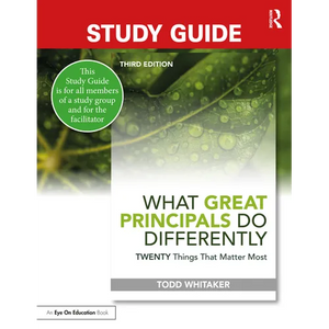 Study Guide: What Great Principals Do Differently: Twenty Things That Matter Most - Paperback