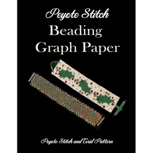 Peyote Stitch Beading Graph Paper Peyote Stitch and Grid Pattern - Paperback