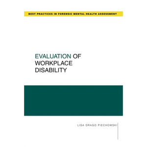 Evaluation of Workplace Disability - Paperback