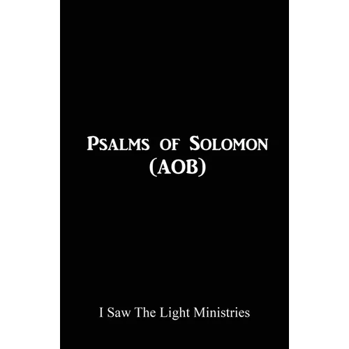 Psalms of Solomon (AOB) - Paperback