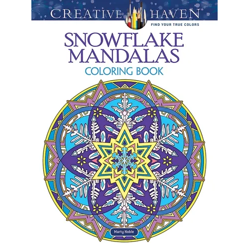 Creative Haven Snowflake Mandalas Coloring Book - Paperback