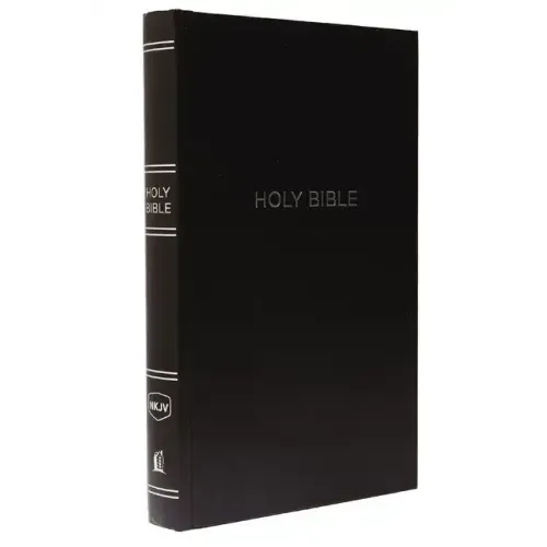 NKJV, Pew Bible, Hardcover, Black, Red Letter Edition - Hardcover
