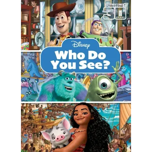 Disney: Who Do You See? Look and Find - Hardcover