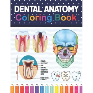Dental Anatomy Coloring Book: Learn the Basics of Dental Anatomy. Dental Anatomy Coloring Book for Cute Children's, Kids, Boys, Girls, Dental Assistan - Paperback