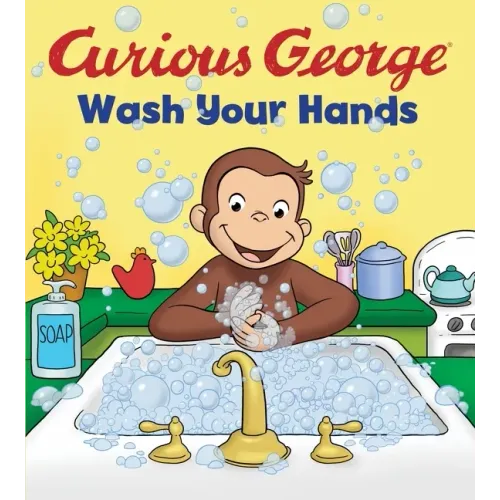 Curious George: Wash Your Hands - Board Book
