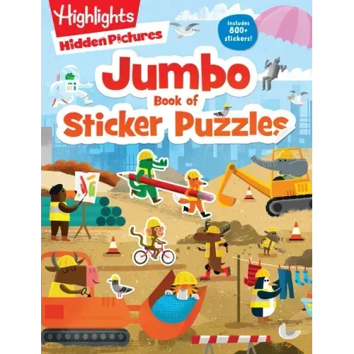 Jumbo Book of Sticker Puzzles: Ultimate Sticker Puzzle Fun with Over 800 Stickers & 100 Activities, Including Mazes, Hidden Pictures Scenes & Logic Pu - Paperback