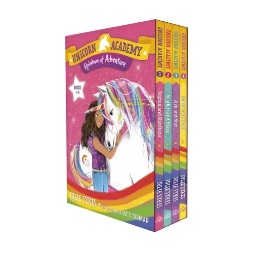 Unicorn Academy: Rainbow of Adventure Boxed Set (Books 1-4) - Paperback