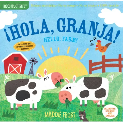 Indestructibles: ¡Hola, Granja! / Hello, Farm!: Chew Proof - Rip Proof - Nontoxic - 100% Washable (Book for Babies, Newborn Books, Safe to Chew) - Paperback