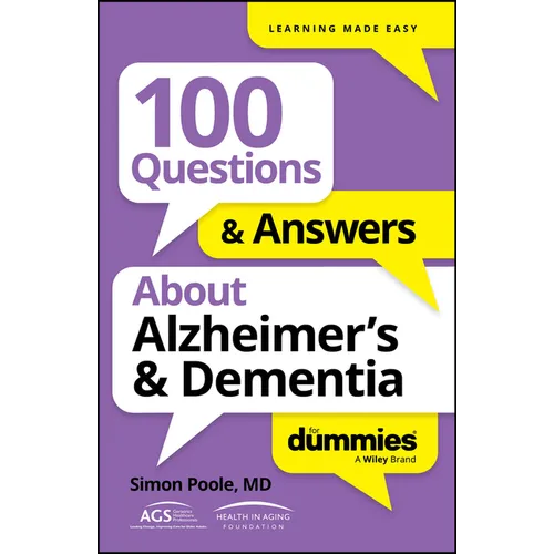 100 Questions & Answers about Alzheimer's & Dementia for Dummies - Paperback