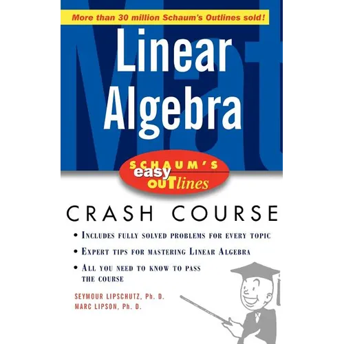 Schaum's Easy Outline of Linear Algebra - Paperback