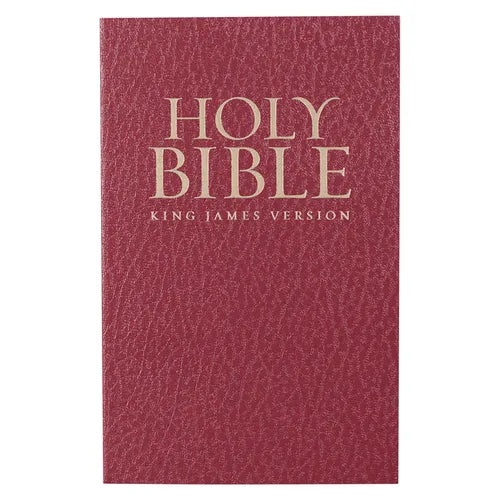 KJV Budget Gift & Award Soft Cover Burgundy - Paperback