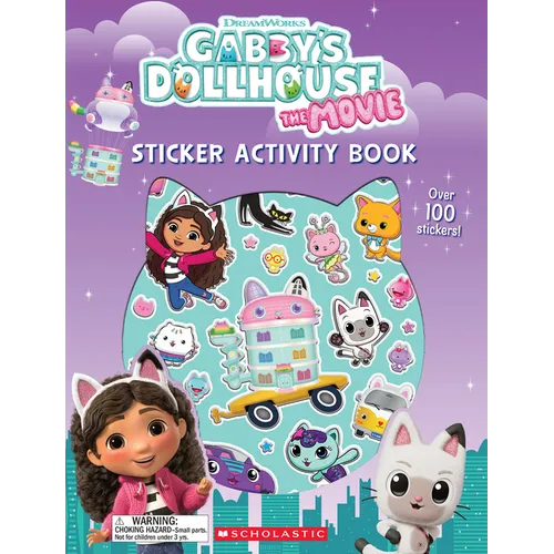 Gabby's Dollhouse: The Movie (Gabby's Dollhouse: Sticker Activity Book with Shiny Stickers) - Paperback