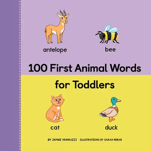 100 First Animal Words for Toddlers - Paperback